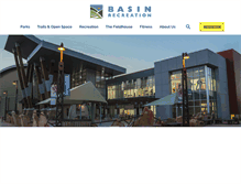 Tablet Screenshot of basinrecreation.org